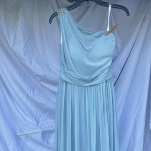 Azazie MIST one shoulder bridesmaid dress